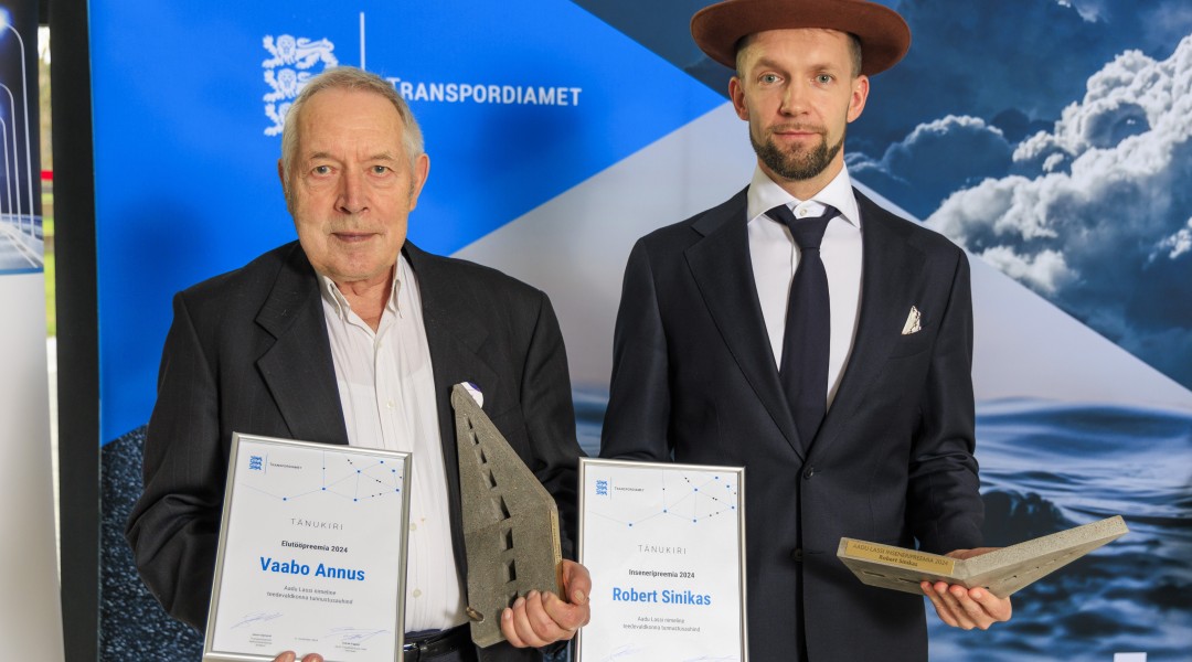 Aadu Lassi nimelise teedevaldkonna auhinna pälvisid Robert Sinikas ja ...